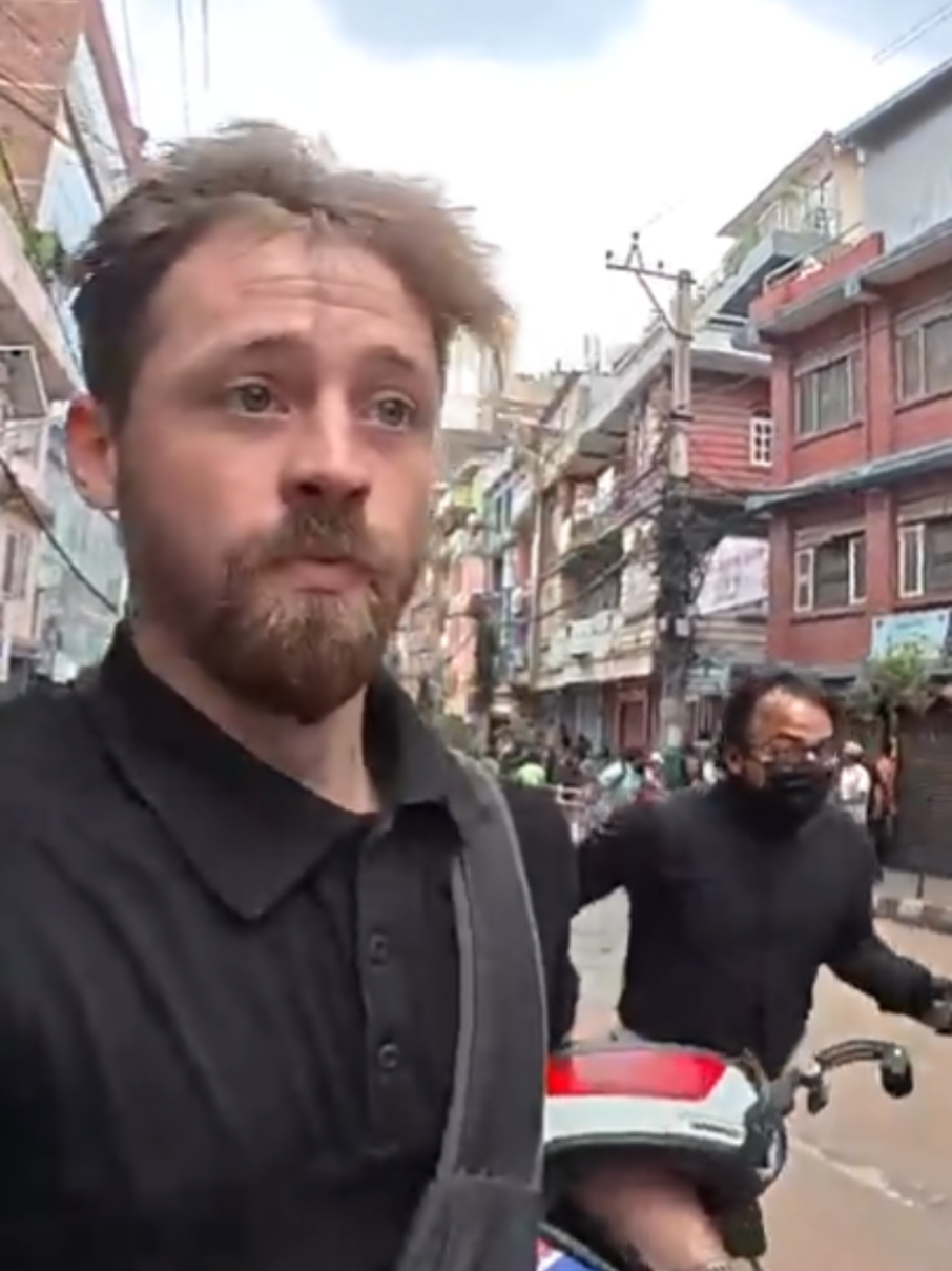 Police Firing 🔥 situation in Nepal 🇳🇵#genz #america  #USA #UK #ihatethecold 