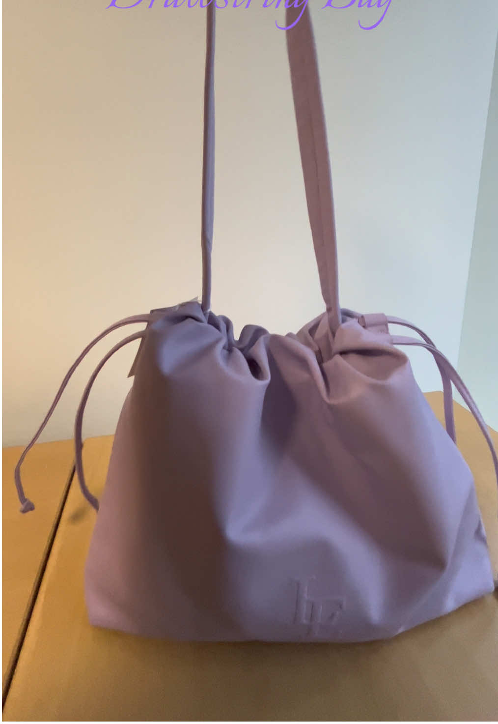 New Arrivals Soft-leather Drawstring Bag from Island Elephant! So giving naman this purple bag!! 🥰😍❤️ #leatherbag #shoulderbag #purplelover #drawstringbag #islandelephant 