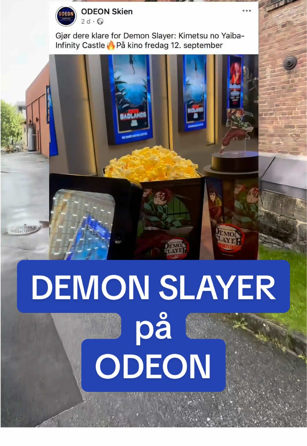 Kankje de kuleste bøttene i 2025!🔥 fin dem på @ODEONKino🍿🎬💙  #filmtok #popcornperspective #demonslayermovie 