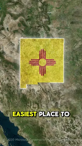 Do you know? #usa#americans#unitedstates#geography#doyouknow#learnontiktoktogether#viralvideo#fyp#states#newmexico#easiest#places#getlaid  