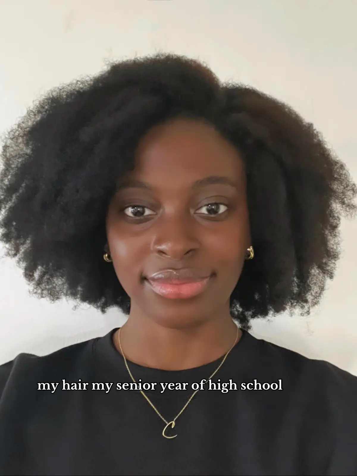 Should I make a video on what I did differently once I got to college? Lmk in the comments!! 🤍 #fyp #naturalhair #type4hair #fypシ #college 