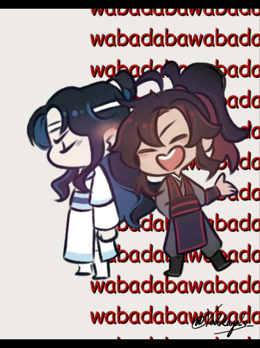 Mdzs content in the big 25 from me ❤️‍🩹 Made this for a friend's birthday, and she wanted me to post it.  So here it is, for the 4 people who've been asking for mdzs content 🙂‍↕️ #mdzs #modaozushi #weiwuxian 