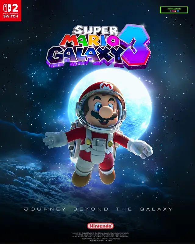 The game we all wanted to be announced this Nintendo Direct 🤷🏻‍♂️ There’s still a chance since Nintendo is remastering the first and second installments, there’s slight chance we get the sequel to the Galaxy series..  —— We have BRAND NEW Switch 2s IN STOCK, available FOR TRADE  Text TRADE 347 - 659 - 2140  We are interested in  - Nintendo 64  - Nintendo GameCube  - Nintendo Gameboy / Nintendo GBA - Nintendo Wii / Wii U  - Nintendo DS/3DS - Sega Genesis  - Sega Dreamcast  - PlayStation 1/2  - Original Xbox  - PSP/PSVITA