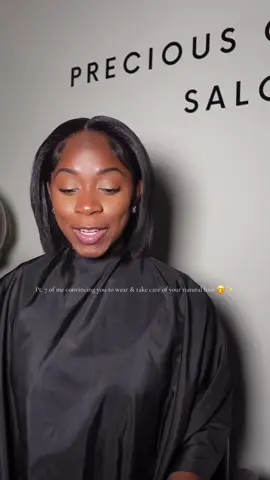 Pt. 7 of me convincing you to wear & take care of your natural hair 🤭✨ #thechristianbae #fyp #christiantiktok 