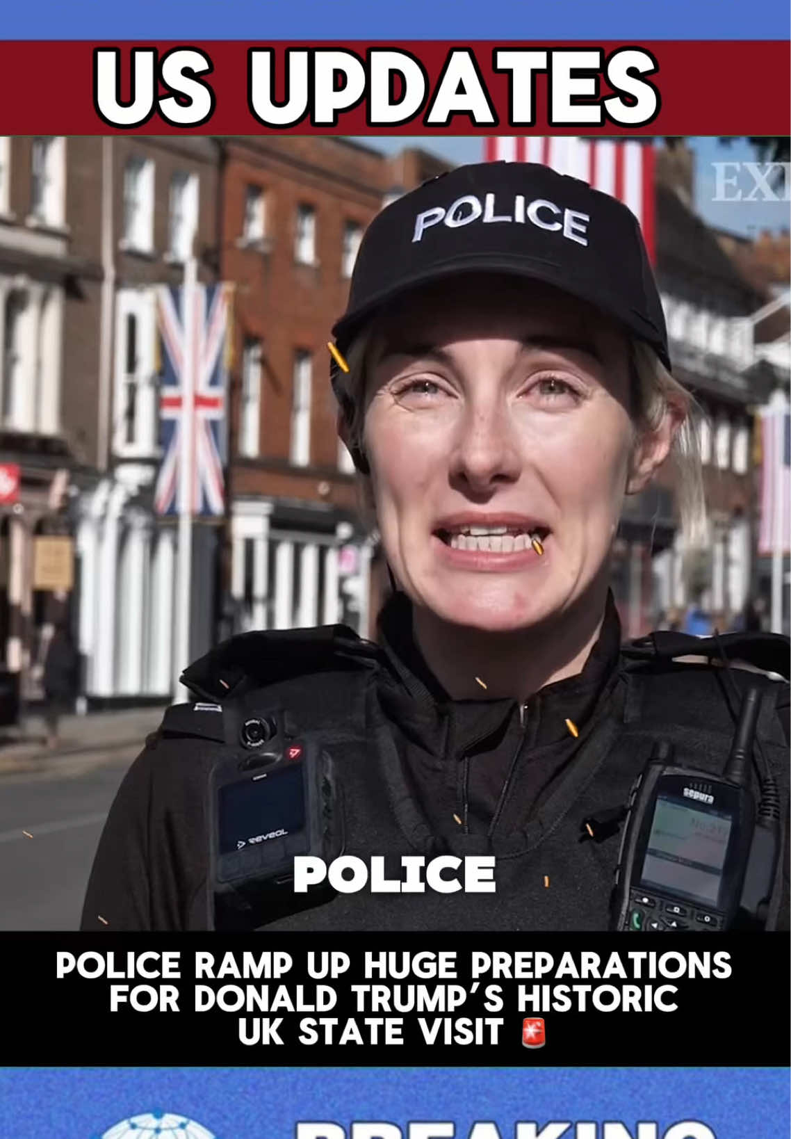 Part 74 | Police ramp up huge preparations for Donald trump’s historic uk state visit 🚨 #unitedstates #UK #british #britian #europe 