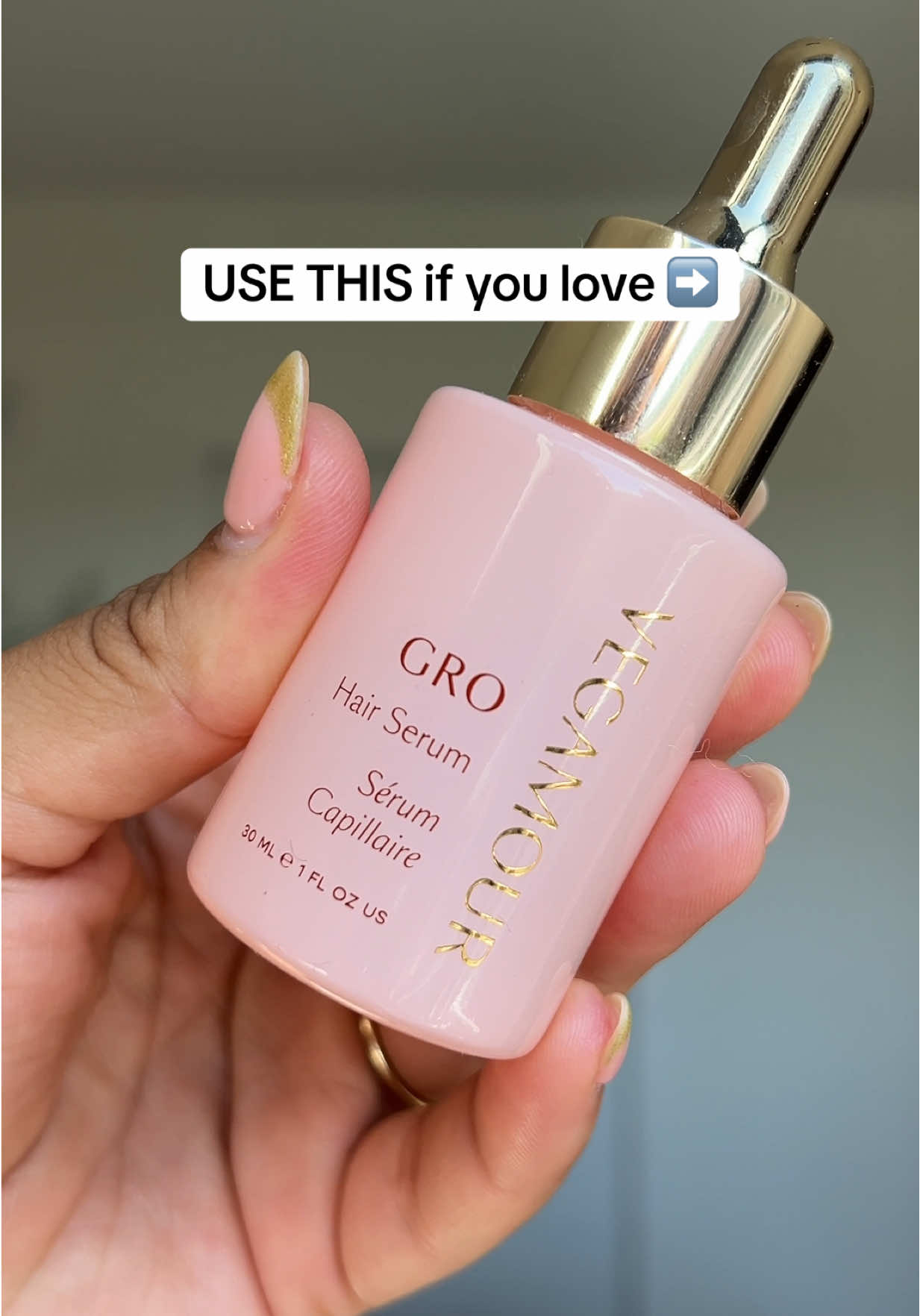 We love results you can see 💕 Powered by plant exosomes & biotech, GRO Hair Serum helps prevent early thinning, boost density, and support scalp and follicle health ⚗️ 🎥: @Lena | Lifestyle + Beauty ✨  #vegamourchallenge 