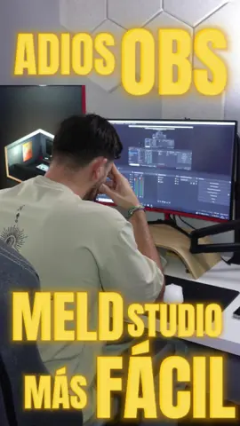 Si no eres capaz de configurar configurar obs studio este nuevo programa de retransmision en directo llamado meld studio puede ser la mejor opción para ti #tipsstreamers #obsstudio #meldstudio #streamer #juanluluvt 