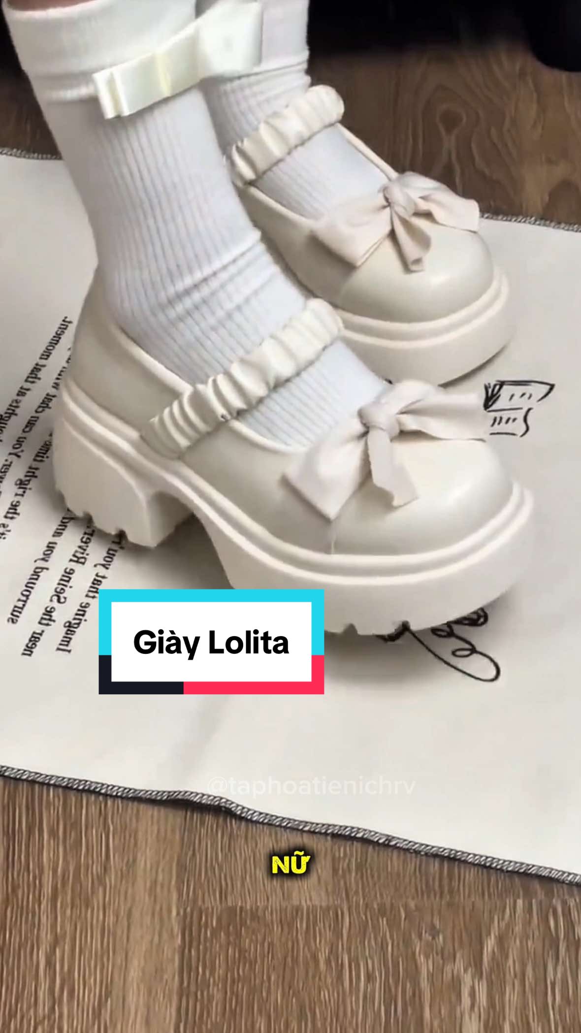 Giày nữ lolita #taphoatienichrv #giaynu #giaylolita #giaynulolita #giaylolitanu 