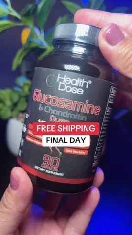 @HealthDose glucosamine deal ends tonight! #glucosamine #joints #jointhealth 