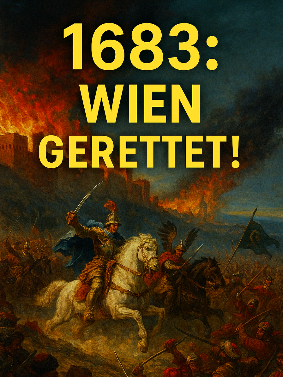1683 vor Wien: 150.000 Osmanen gegen 15.000 Verteidiger. Die größte Kavallerieattacke der Geschichte rettete die Stadt – und Europa. 👉 War es nur eine Schlacht, oder der Tag, an dem Deutschland und Europa ihre Zukunft bewahrten? #Wien1683 #Deutschland #Geschichte #Schlacht #Europa 