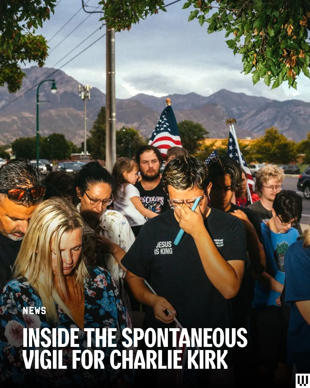 At around 8 pm on Wednesday, the motorcade with Charlie Kirk’s body left the Timpanogos Regional Hospital in Orem, Utah. Along the road, the 100 or so people who showed up for an impromptu memorial for Kirk stopped what they were doing, lined the sidewalk, and stared as it sped away from the mountains and into the dark. One pack of young “elders” from the Church of Jesus Christ of Latter-day Saints punctuated the air with a rendition of “Amazing Grace.” Kirk had been at nearby Utah Valley University for the kickoff stop of his planned American Comeback Tour when a sniper allegedly stood on the roof of a building 200 or so yards away and took aim, killing him with one shot. WIRED sent writer Jasper Craven and photographer Sinna Nasseri to Utah to report on an unrelated story. They drove over to Orem to try to make sense of the moment. Tap the 🔗 in bio to read the full dispatch. 📷: @strange.victory