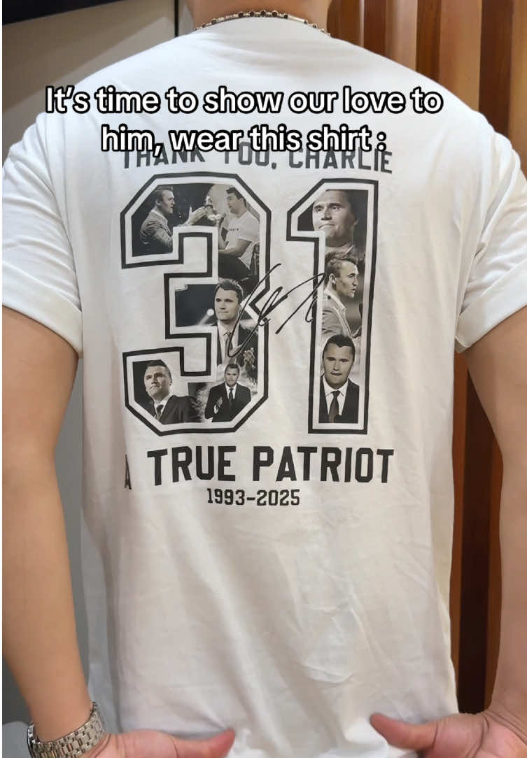 Thank you, Charlie- A true Patriot #charliekirk #freedom #trump #ripcharliekirk 