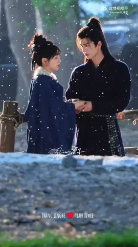 This couple so sweet ♥️. #tianxiwei #zhanglinghe #chasingjade #fyp #dracin 