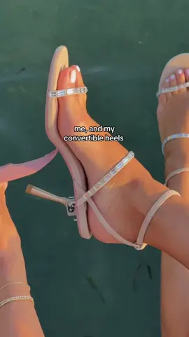 The heels of the year  #convertibleheels #comfortableheels #highheels 