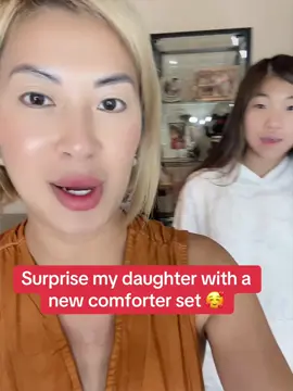 Surprise my daughter with a new comforter set 🥰#comforterset #tiktokshopcreatorpicks #tiktokmademebuyit 