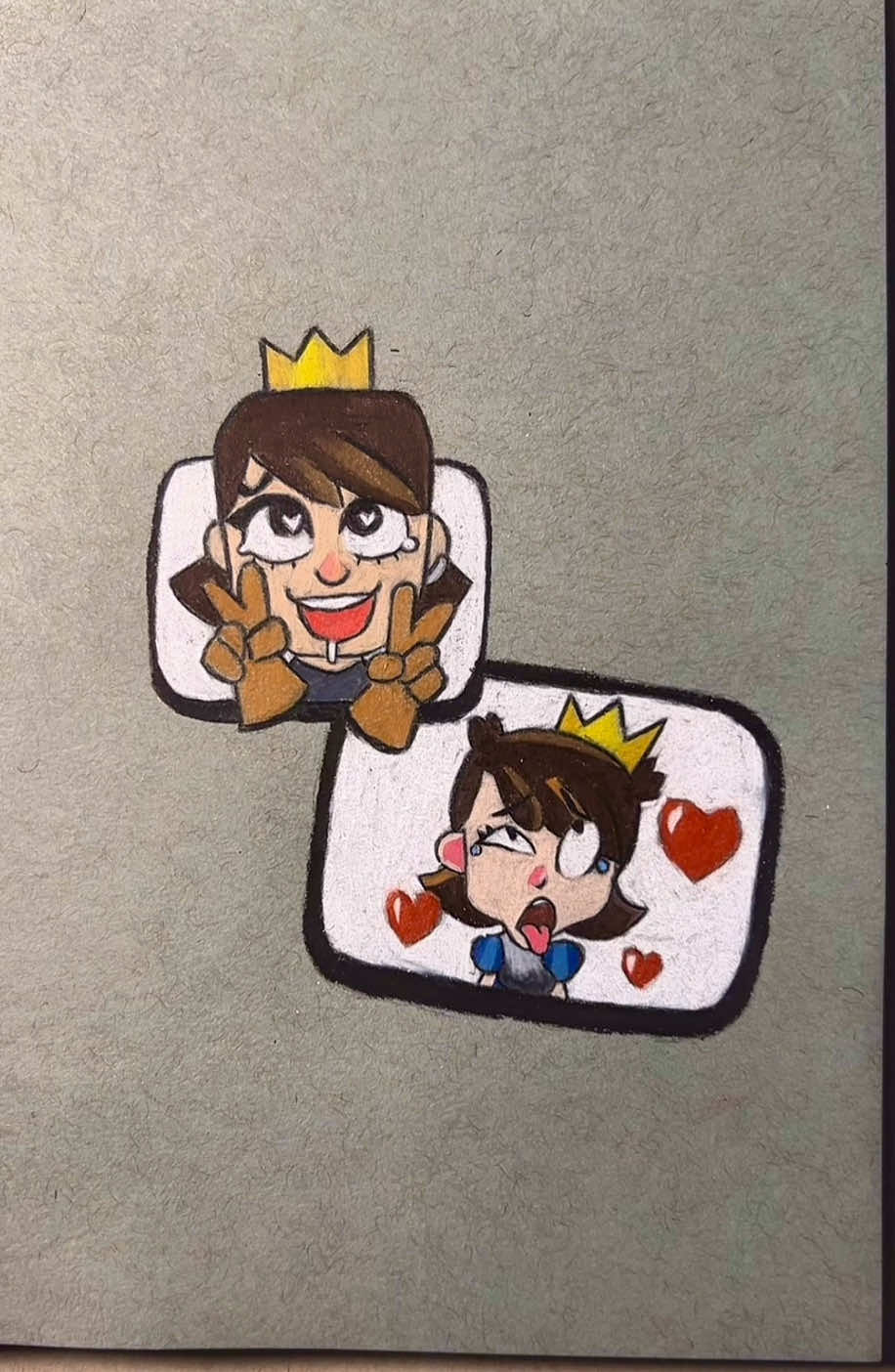 SPARE ME!!! Also follow for more🤝🏼 #drawing #clashroyale #clashroyalememes #trending #fyp 
