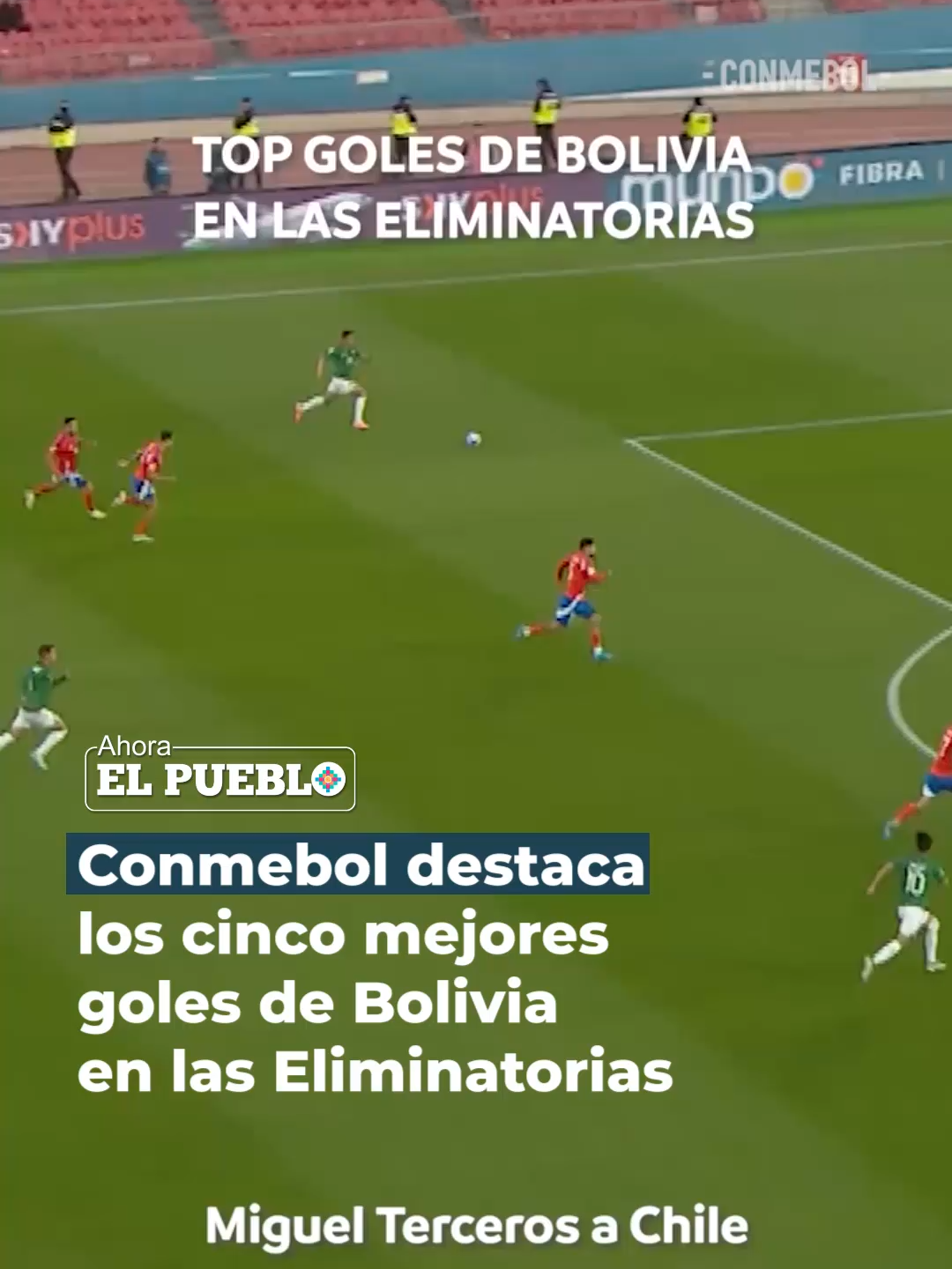 ⚽🇧🇴 La Conmebol presentó un collage con los cinco mejores goles de la Selección boliviana en las Eliminatorias Sudamericanas 2025 rumbo al Mundial 2026. 🔥✨ Video: Conmebol #conmebol #futbol #eliminatorias #bolivia #mundial2026 #ahoraelpueblo