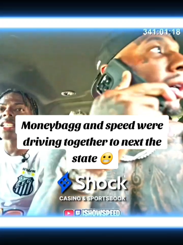 Moneybagg Yo and Speed in same car 😤#ishowspeedclipz #moneybaggyo  #livestream #stream #clips 