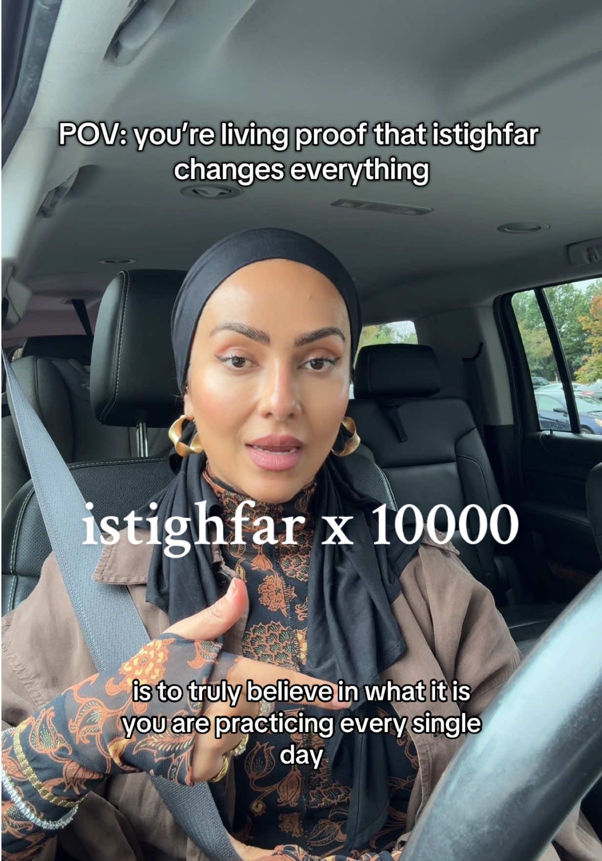 begin with 100 astighfirilla's per day, build from there + watch what happens ✨ The Prophet ﷺ himself used to seek forgiveness more than 70 times a day, and in another narration, more than 100 times a day (Bukhari, Muslim) or start with 10, 33, 50 the most important part is sincerity and making it part of your daily rhythm, not just rushing through a number. #fyp #muslimtiktok #faithjourney 