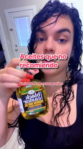 No recomiendo estos aceites #aceites #caidadecabello #curlyhair #gretelfernandez #odessatx 