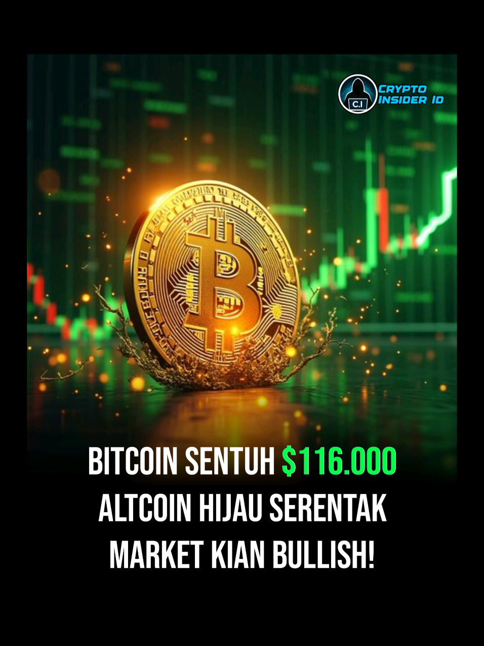 🚨 BTC tembus $116.000! Bukan cuma Bitcoin, Altcoin juga kompak menghijau bikin market makin bullish 💹 Apakah ini awal dari Altseason? Atau hanya euforia sesaat? ✨ Jangan sampai ketinggalan momentum! drop pendapat kamu di kolom komentar ya 👇  #Bitcoin #BTC #Altcoin #Crypto #CryptoNews 