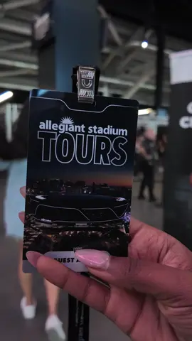 We had the best tour at Allegiant Stadium 😍😍 #touring #lasvegas 
