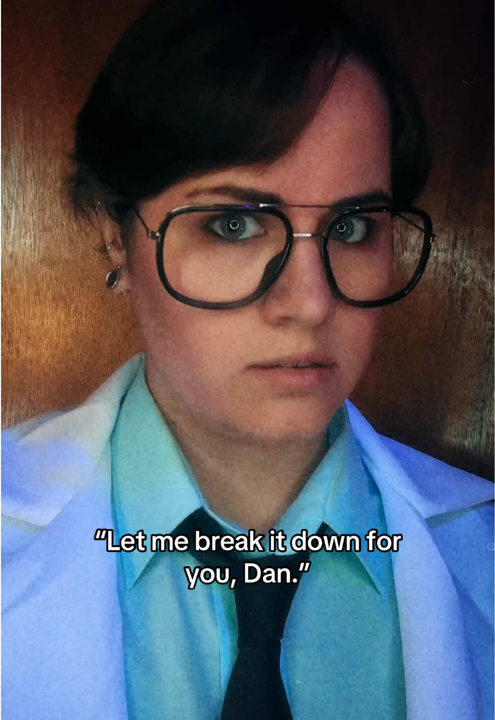 don’t hurt em now, herbert 🕺 #reanimator #herbertwest #80shorror #reanimatorcosplay #herbertwestcosplay 