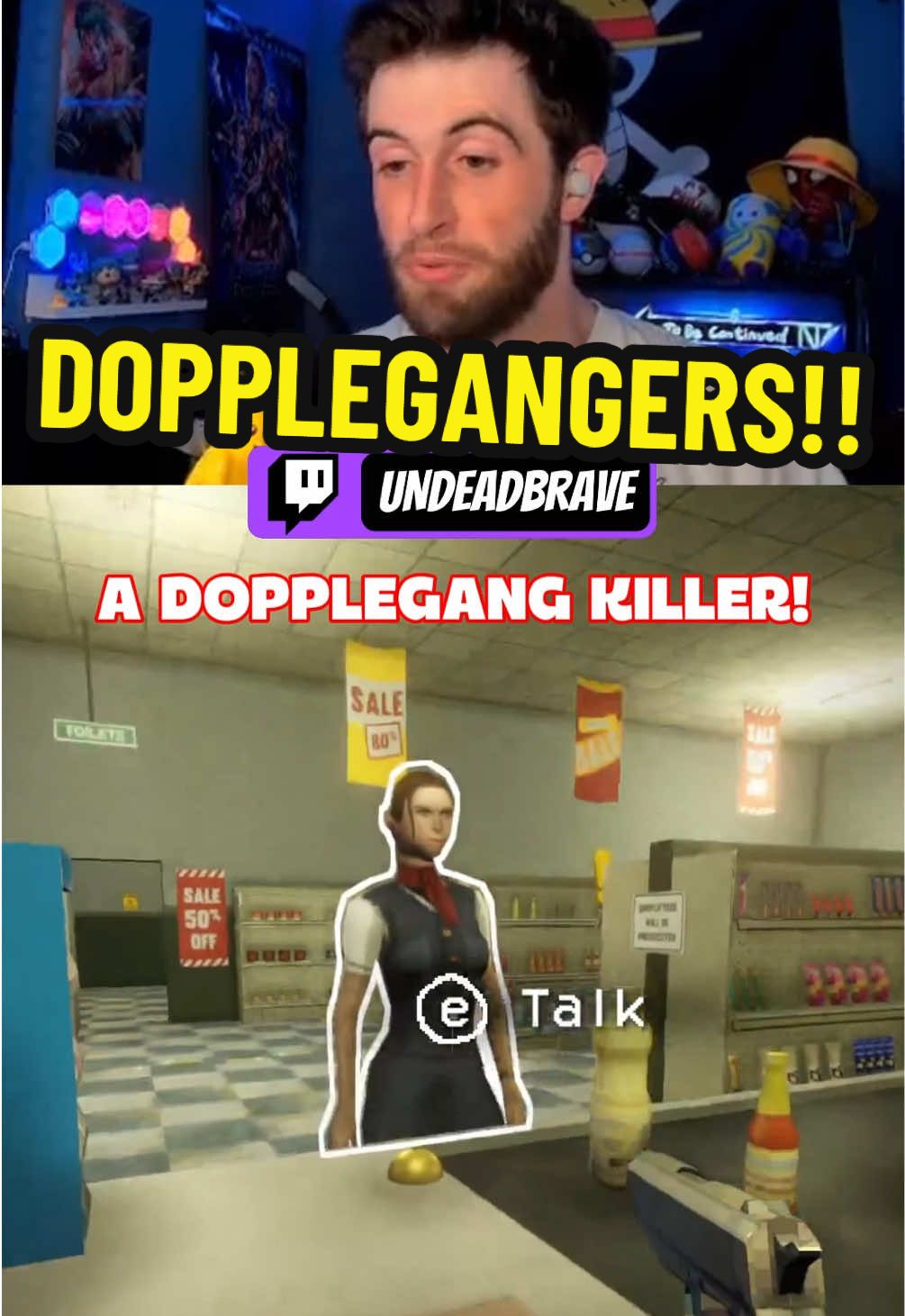 Thee doppelgängers think they can get ME?!? #gaming #horror #shiftatmidnight #dopplerganger #indiehorror 