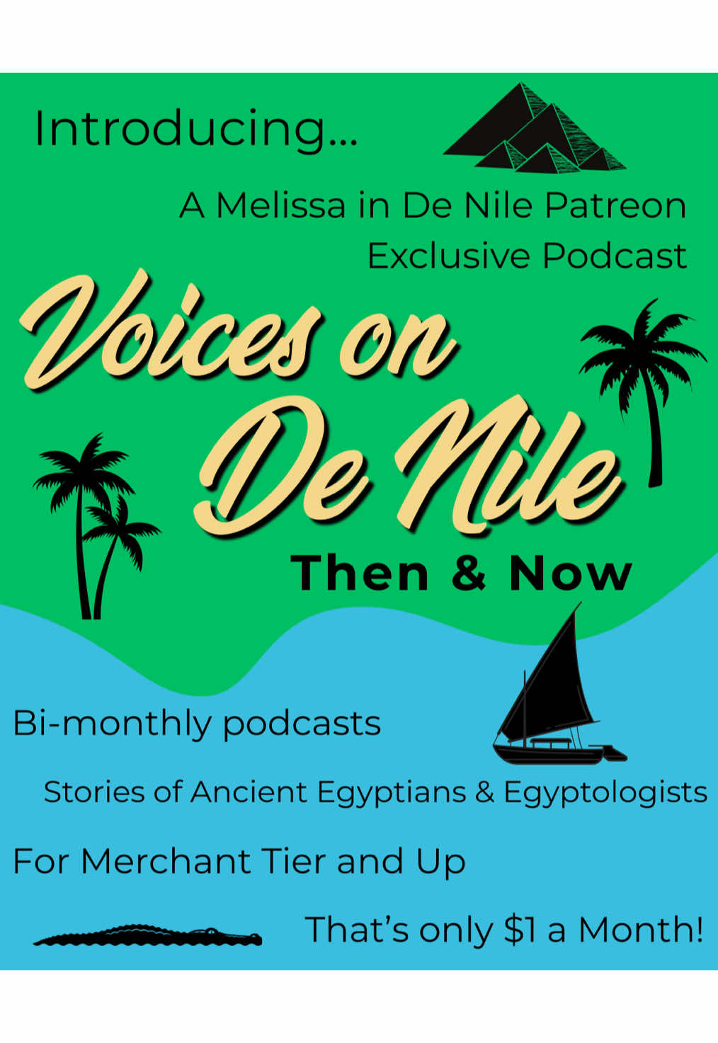 Please enjoy the trailer for Voices on De Nile: Then and Now! And check out my Patreon to listen to the first episode! #melissaindenile #egypt #ancientegypt #egyptian #ancientegypt #egyptology #egyptologist #egyptologylovers #voicesondenilethenandnow #voicesondenile #podcast #newpodcast #historypodcast 