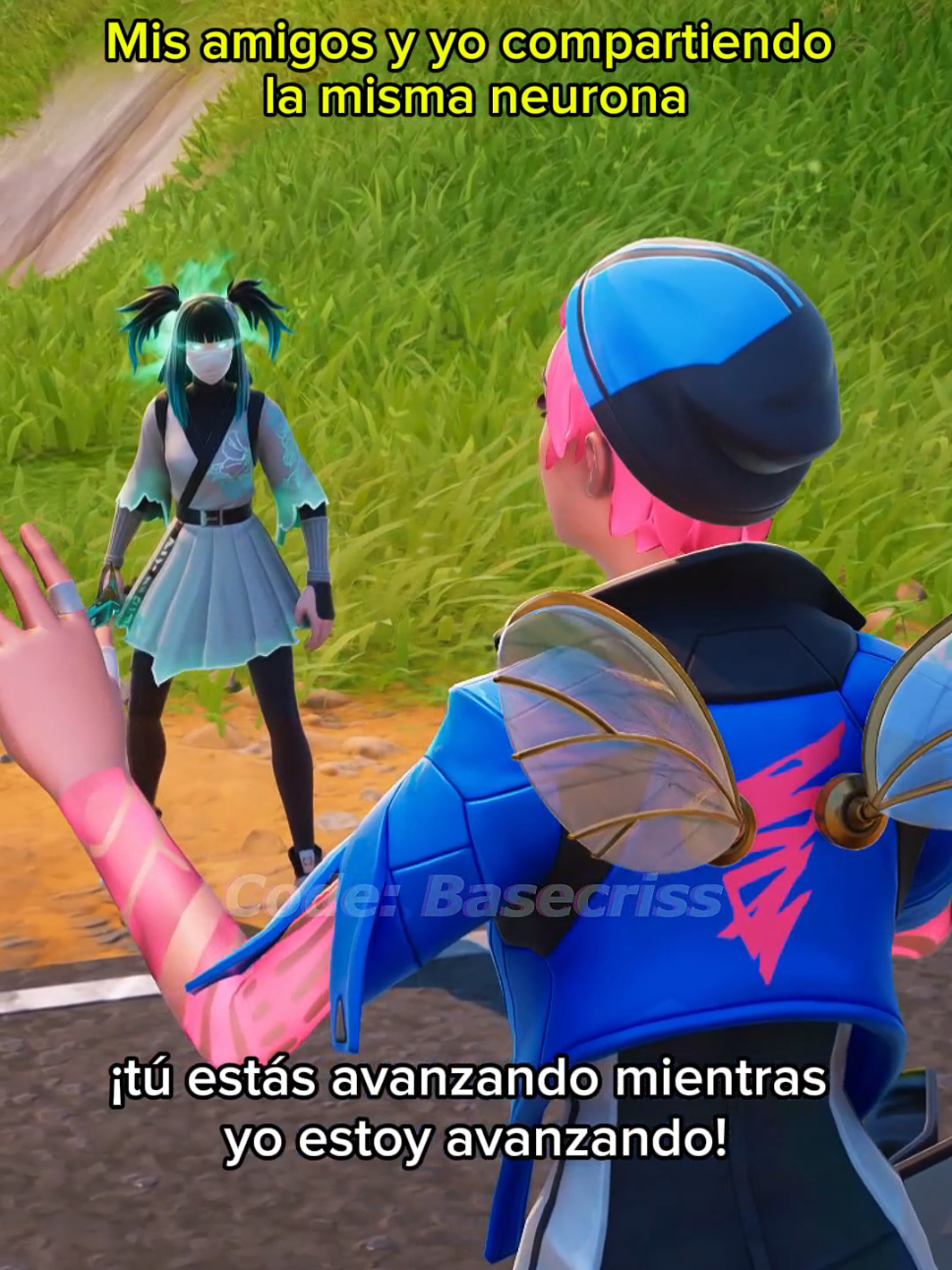 ¡No me dejas entrar! 😡  @Scar25_fn #fortnite #skins #humor #fortnitememes #basecriss 