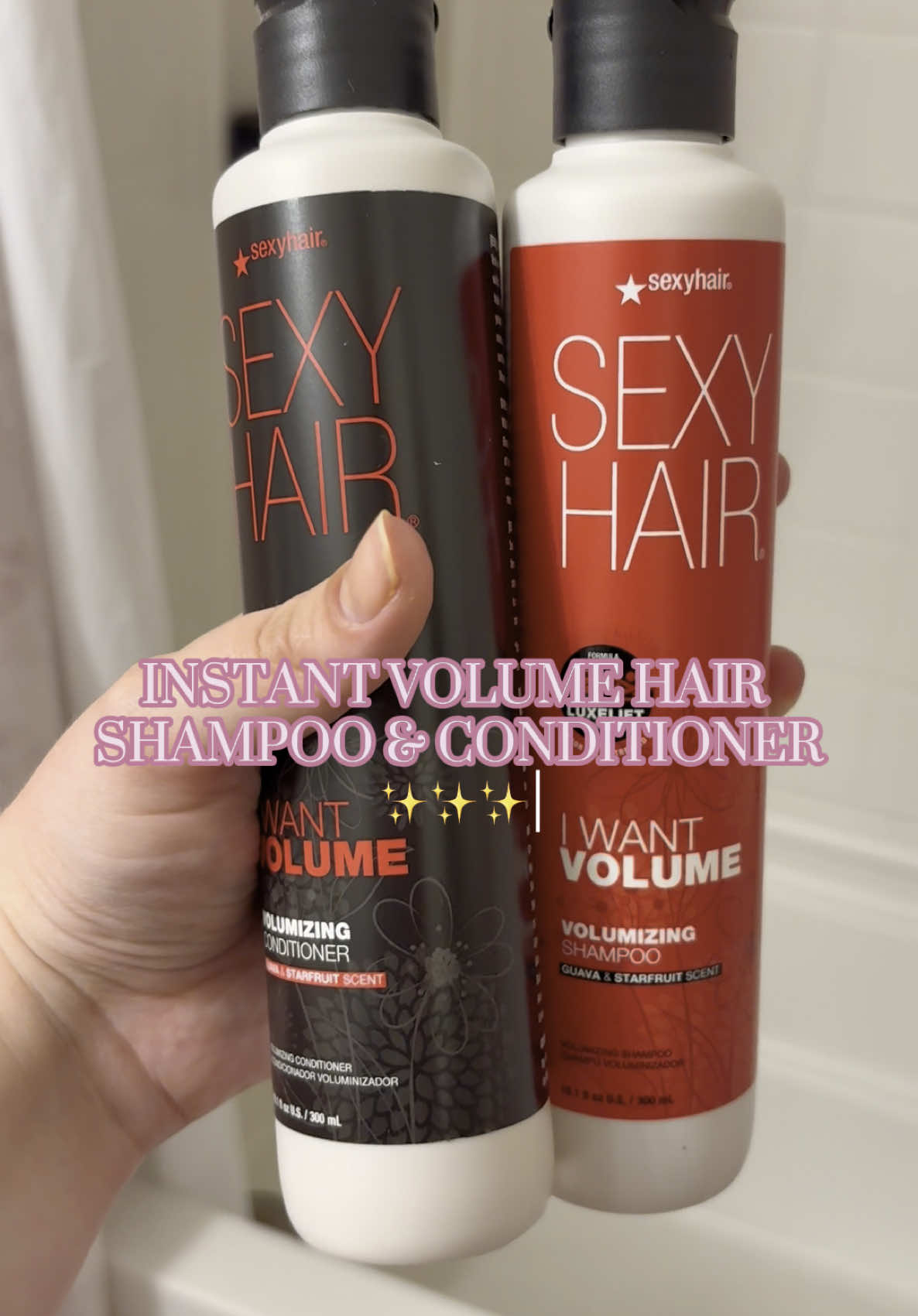 @SexyHair 😍 #volume #hair #shampooandconditioner 
