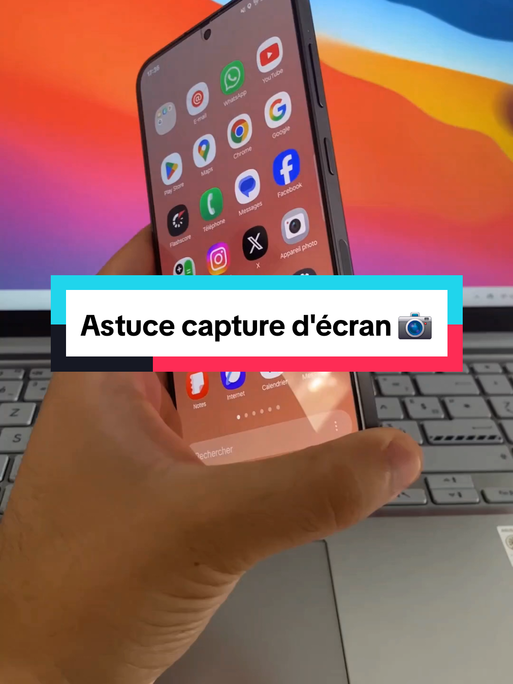 Si tu fais toujours tes captures d'écran de cette manière, laisse moi te dire que ce n'est pas la bonne solution ! 😎 #astuce #samsung #android #Tech #astucetech 
