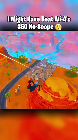 Did I beat Ali-A’s No-Scope? 😮‍💨 #fortnite #shorts #fyp #tranding #viralvideos 