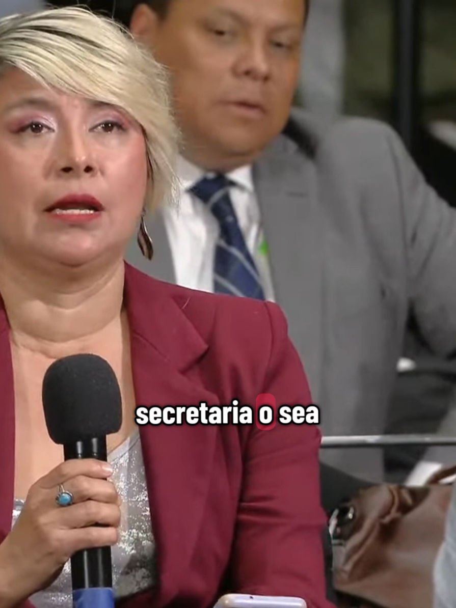 Loreta Ortiz esta en desacuerdo con su disminución de sueldo 