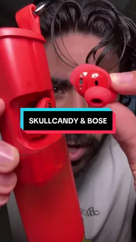Skullcandy is out of their mind for actually making these active noise cancelling earbuds 😭 I love this red color way too @Skullcandy #TikTokShop #headphones #noisecancelling #anc #earbuds 