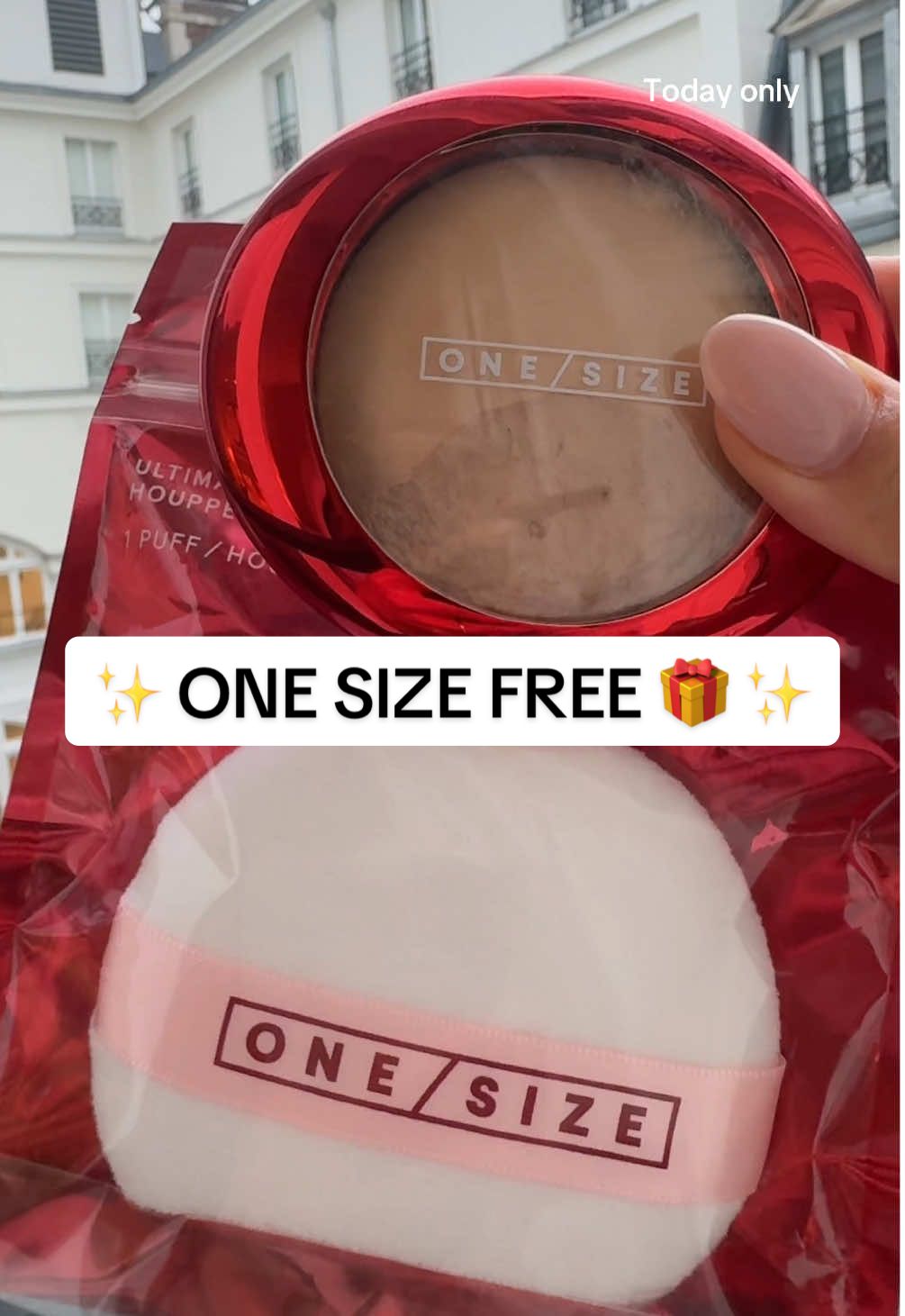 Highly anticipated One size beauty boucle silk airbrushed powder comes with a FREE puff today only! Don't miss out on your freebie! @ONE SIZE BEAUTY #onesizebeauty#onesizebeautysizebouclesilk #onesizeairbrushpowder #onesizefinishingpowder #patrickstarr #ttsbeautybesties #tiktokshopcreatorpicks #settingpowder #finishingpowder 