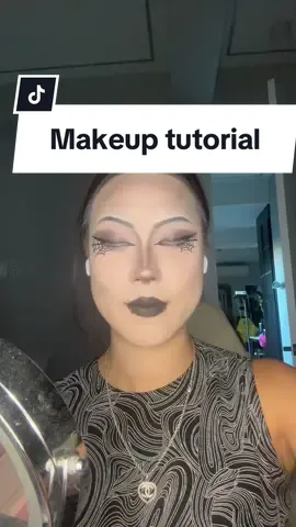 Should I do this makeup more? #makeup #goth #egirl #halloween 