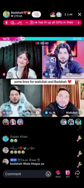 Waliullah and Badshah ❤️ line  #TSK #creatorsearchinsights #badshah #waliullahsahibzada #kohatking @Waliullah SAHIBZADA 