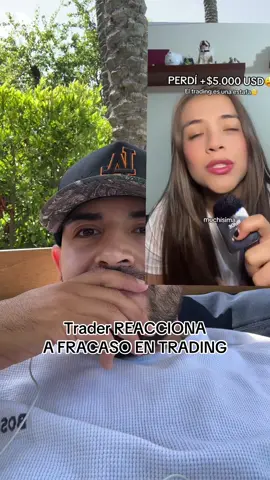 Trader reacciona a fracaso de trading @carodriguezab 