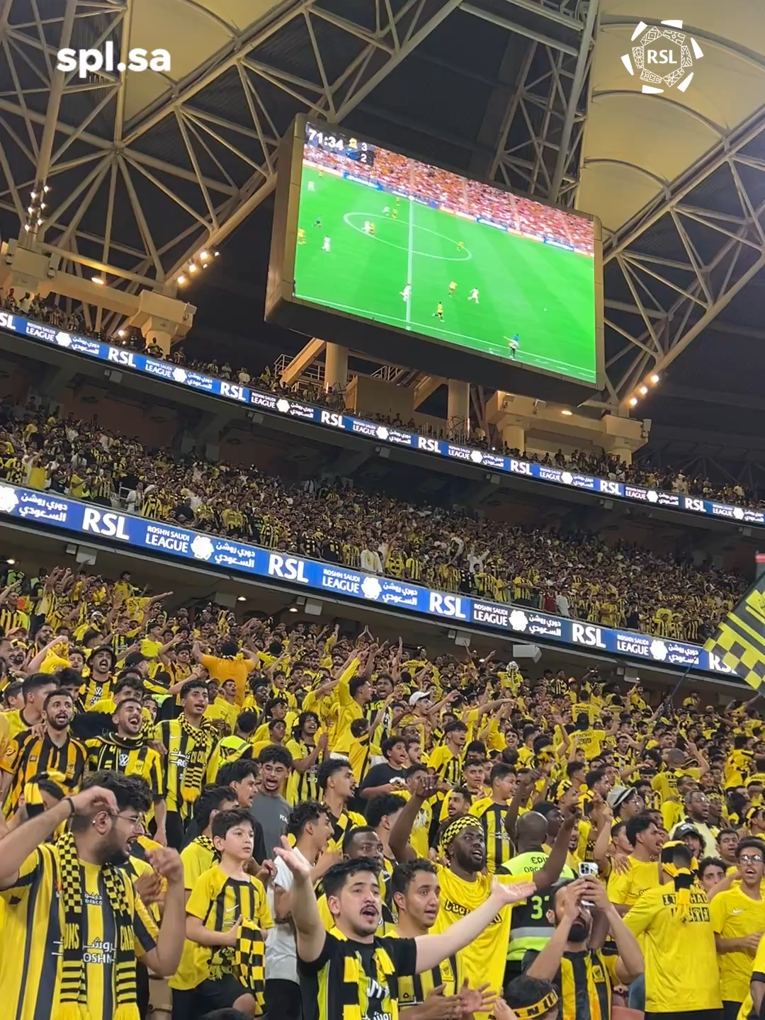 جماهير الاتحاد 💯💯 #Sportsinsaudi #sportsontiktok #SPL