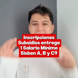 Inscripciones Abiertas  Subsidios entrega 1 Salario Mínimo Sisben A, B y C9 link de Inscripción👇 https://jeyteinforma.com.co/ 📚 Con #JóvenesALaE – #FormaciónParaElTrabajo, más de 1.500 estudiantes recibirán formación técnica laboral. 🤝 Además, contarán con apoyo psicosocial, transferencias monetarias 💸 y escenarios de práctica para impulsar su primer empleo. 🌟 Esta apuesta hace parte de la ruta distrital #JóvenesConOportunidades,   🔥 ¡No te quedes por fuera! Conoce más aquí 👉 jeyteinforma.com.co  #subsidio #inscripciones 