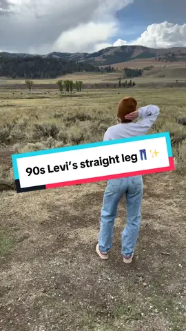 Bring back the classics these 90s Levi’s straight leg jeans are vintage-inspired, timeless, and easy to style with anything in your closet. #90sLevis #VintageInspired #StraightLegJeans #ClassicDenim #EffortlessStyle