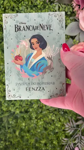 Paleta de sombra branca de neve fenzza  #fenzzamakeup #brancadeneve #brancadeneveliveaction 