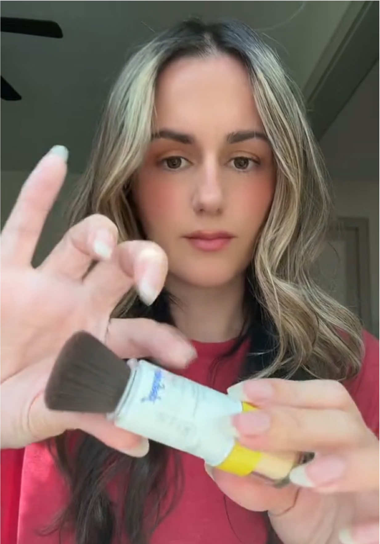 Makeup + SPF? Say less 😍 The Supergoop (Re)setting Powder is my new obsession 💛 #Supergoop #SPF35 #MakeupHack #BeautyTok #SkincareRoutine  @Supergoop  