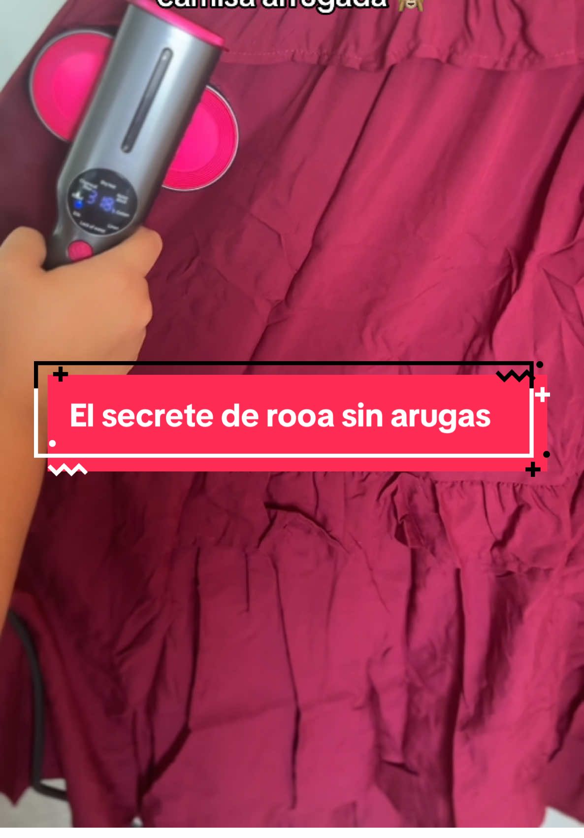 En otras tiendas está más caro, pero aquí en TikTok. Lo conseguí en oferta, saca arrugas rapidísimo y ocupa poco Espacio #wrinkledclothes #clothessteamer #drflashsteamer #plancharopa #laundrymusthaves 