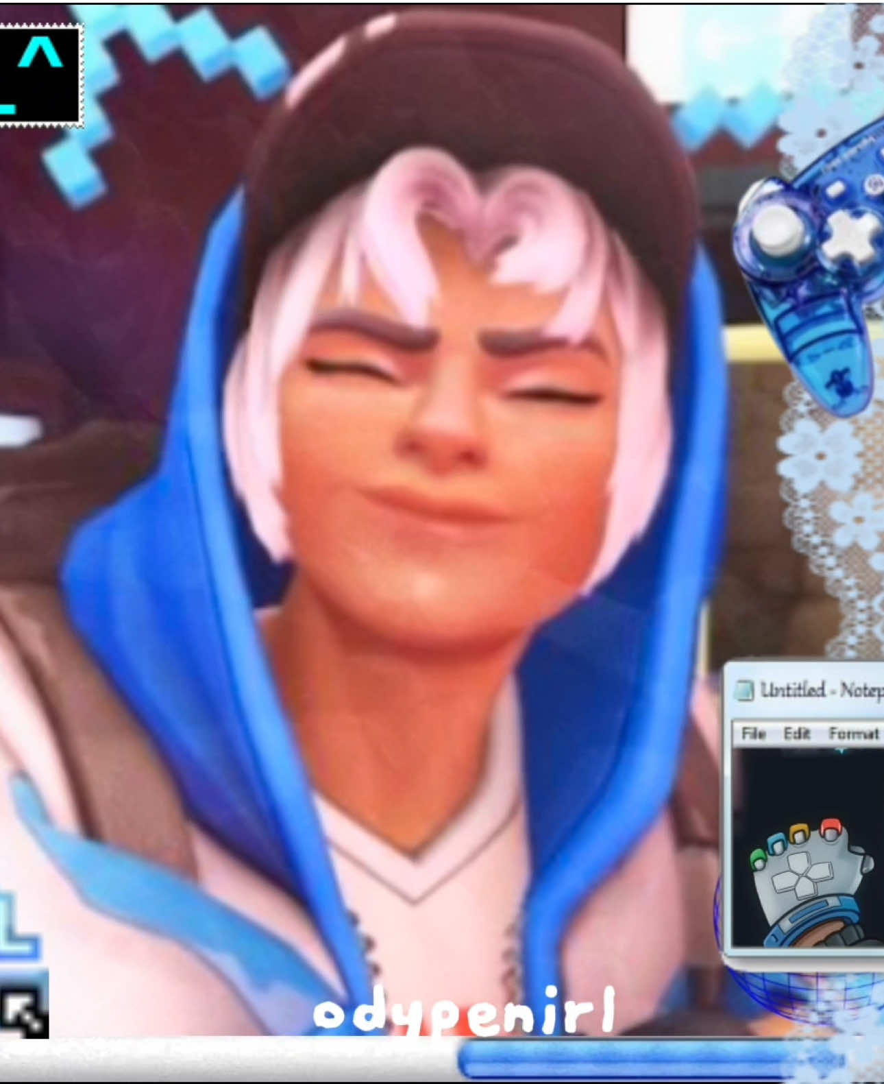 venture 8bit edit requested by my friend. drop requests in the comments and if i like the idea ill pick it and edit it 🩷🩷 #overwatch #venture #sloancameron #overwatchedit #moodboard  the artist is AlezzWolf !