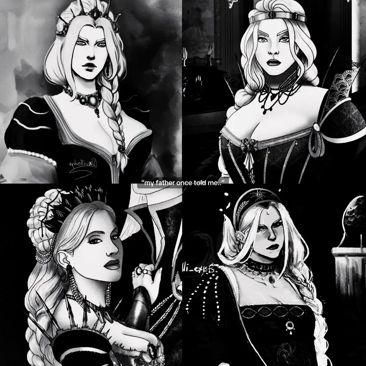 this audio fits so perfectly lol. || #houseofthedragon #rhaenyratargaryen #alicenthightower #teamgreen #teamblack 