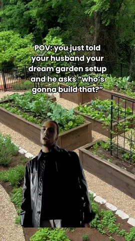 What was that honey??? Um yes, you’re ready! Go to my bio if you finally got the okay to expand your garden...or if you’re just doing it anyway. Because we have everything you need in our Easy Garden Kit! #garden #husband #meme #funny #momlife 