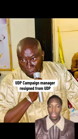 UDP Campaign manager resigned from UDP #gambian_tiktok🇬🇲🇬🇲 #onthisday #foryo 