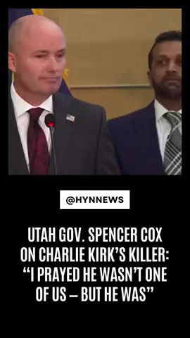 The Governor of Utah, Spencer Cox, just said, 